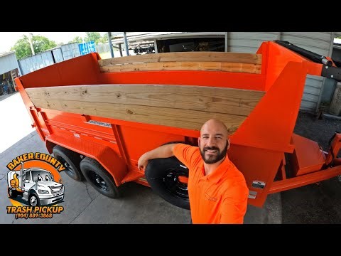 (EP. 0.5) Buying a dump trailer for a new trash service
