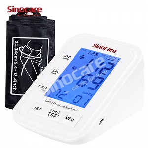 [Hot Item] Sinocare Blood Pressure Monitor Automatic Bp Check Machine High Blood Pressure Meter 22-36cm Cuff Bp Apparatus Hypertension Digital Blood Pressure Monitor