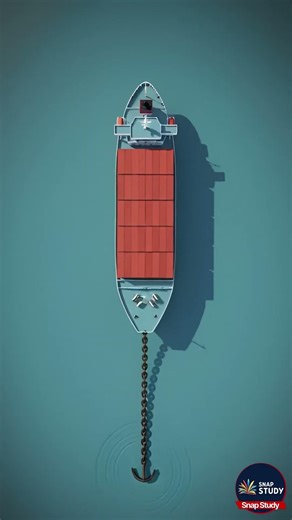 Ship Anchor Samundar Ke Tal Me Kaise Pakad Banata Hai?⚓🌊
