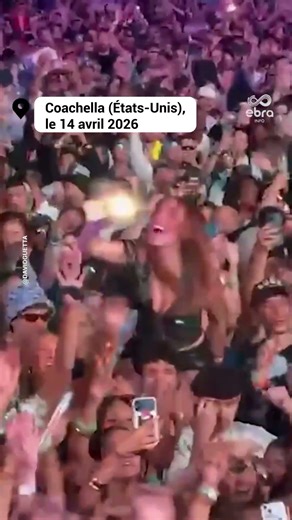 David Guetta aperçoit dans la foule sa fille