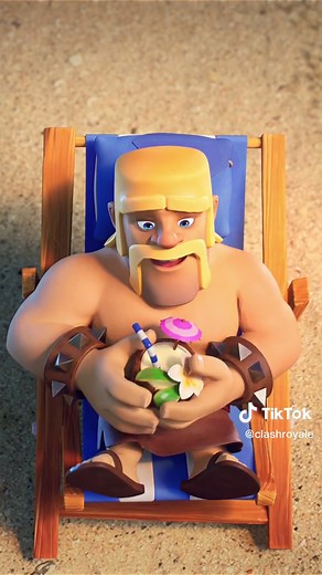 Barbarians vs Fireball in Clash Royale Animation