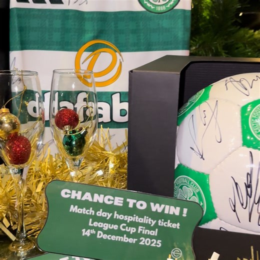 Our first Celtic Christmas Party Night has all the elements to get you ready for Christmas and the Cup Final 🎅🏆 🗓 Saturday 13th December 🍽 Festive Christmas 3 course meal 🎤 Live entertainment from Liam McGrandles & our resident DJ Chris Matthews 🎫 Raffle prizes to be won on the night including 2 hospitality package tickets for the Cup Final Click on the link in the bio for more info or to book or contact us events@Celticfc.co.uk🔗 | Celtic Park Events