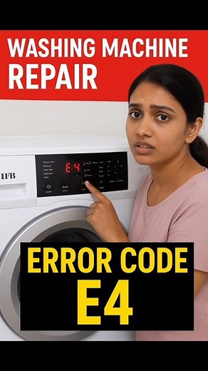 How to resolve E4 Error in Ifb Washing machine . #WashingMachineRepair