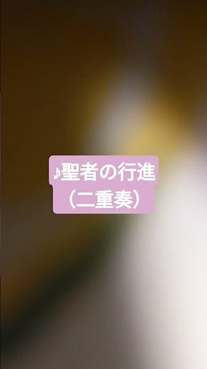 ♪聖者の行進（二重奏）を吹きます # アルトリコーダー #music