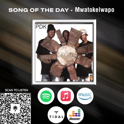 1.8K views · 15 reactions | Song of the Day | PDK ft Tate Buti - Mwatokelwapo Click here to listen on your preferred platform: https://linktr.ee/pdkskoko Want to BUY today’s Song of the Day? Click here: https://omalaetimusic.bandcamp.com/track/mwatokelwapo-feat-tate-buti Want to BUY the Skoko Album? Click here: https://omalaetimusic.bandcamp.com/album/skoko | Eagle FM Namibia | Facebook