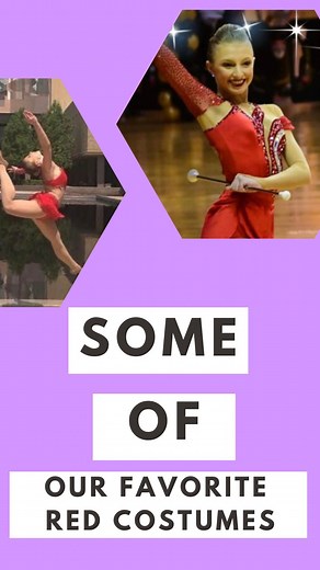 Some of our favorite red costumes! - #sewstoppers #batontwirling #baton #athlete #uniform #costume #batontwirler #collegetwirler #onlytwirlers #university #goals | Sew Stoppers