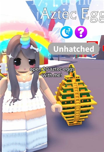 Opening 20 Aztec Eggs in Adopt Me!