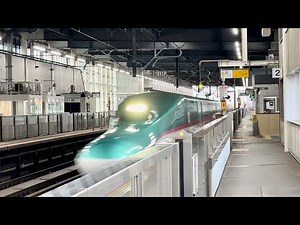 【300km/h爆速通過】JR東日本 東北新幹線 はやぶさ60号 E5系電聯車 新花卷通過