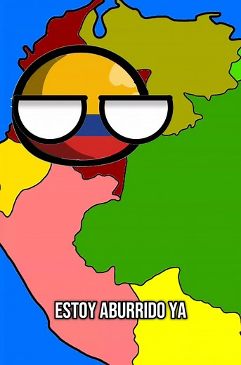 #countryballs #parati #tfp #nomasgogogo colombia intenta invadir sudamerica