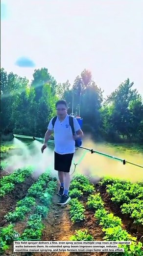 Smart Walk-Behind Crop Sprayer for Fast, Even Field Coverage 🌱 #AgTech #Farming #Sprayer