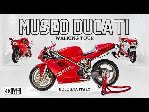 Ducati museum, Bologna Italy, Walking tour 2024 4k