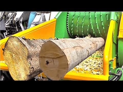 Amazing Biggest Wood Chipper Machines - Extreme Fast Tree Shredder Technology