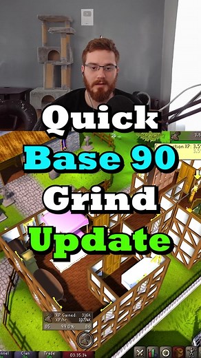 Base 90 Stats Update | OSRS Construction Progress