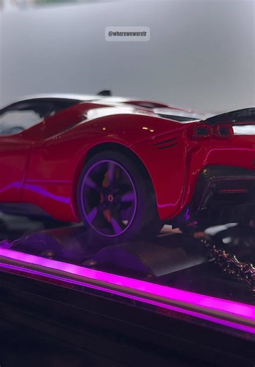 Inventor of Ferrari SF90 Diecast Model Car Dyno Test Product By: @case_tronic #car #cars #diecast #trending #fypシ #viral