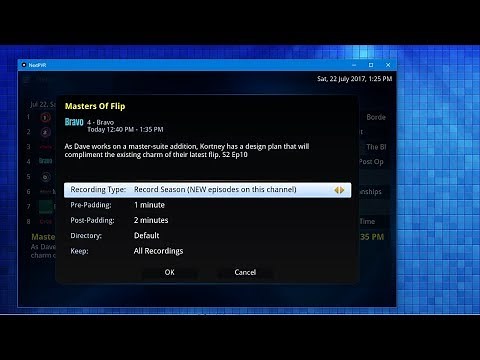 New Zealand iptv setup in NextPVR