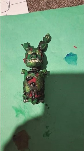 assembling my custom springtrap action figure#