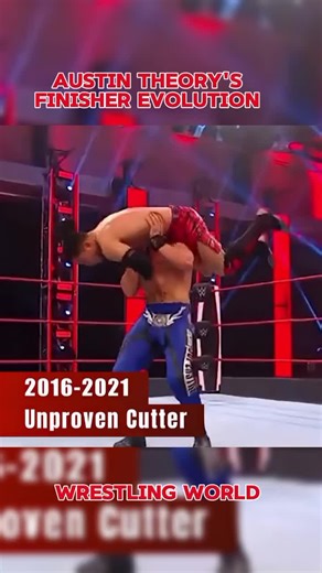 Austin Theory's Finisher Evolution #wrestling #wrestlemania #austintheory #viral #fyp