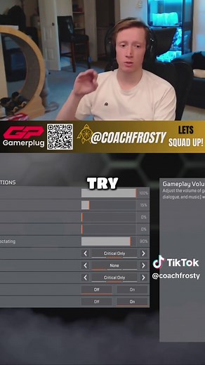 The BEST Audio Settings In Apex Legends for Apex Ranked and all Competitive Players! This Audio helps you hear enemy footsteps and their sound effects WAAAY Better! 🔥👀💯✍️🙏🏻🤯😁 #ApexLegends #CoachFrosty #ApexLegendsRanked #CustomSettings #ApexCoaching