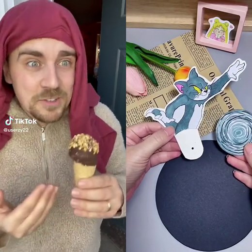 Creative Object Manipulation with Cartoon Characters