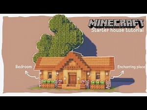 How To Build A Simple Starter Base in Minecraft [ TUTORIAL ]