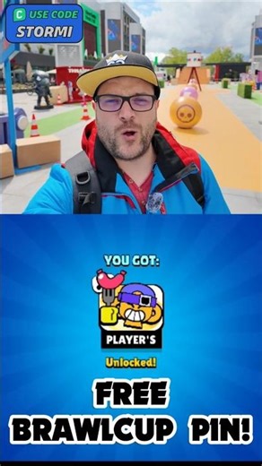 Free Brawl Cup Pin QR Code in Brawl Stars! #BrawlStars #brawlcup #supercellcreator (AD)