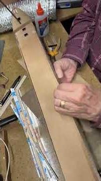Precision gluing technique for model building 🚢✨ #modelbuilding #crafts #tips