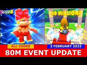 NEW UPDATE *80M EVENT* [80M] ALL CODES! Tapping Simulator! ROBLOX | February 3, 2023