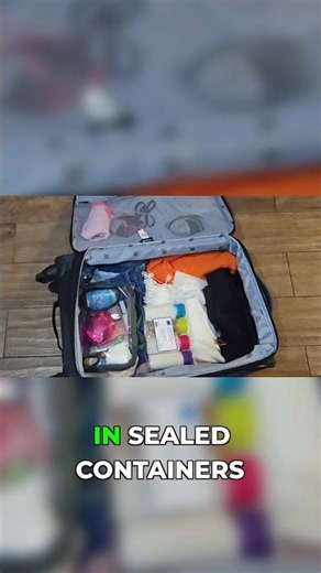 Packing Order Hack: Toiletries on Top! #TravelTips