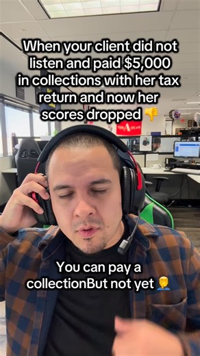 Should I pay my collections with my tax return? 💰 #coveredbymario #debt #taxseason2026 #collection #client | Mario Hernandez