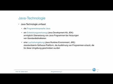 Einführung in die Programmiersprache Java