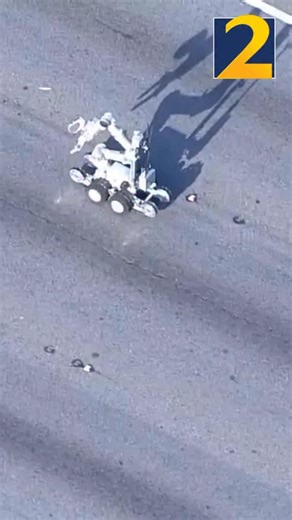 I-75 is reopening in Cobb County after being shut down for hours for a “suspicious item,” which a robot and containment truck removed. | WSB-TV