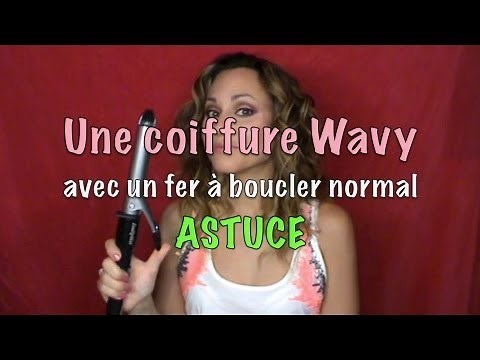Astuce : Wavy Hair avec un fer à boucler standard