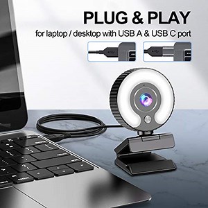 Watch HD 1080P webcam for streaming on Amazon Live