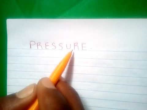TOPIC 4 : PRESSURE : LESSON 1