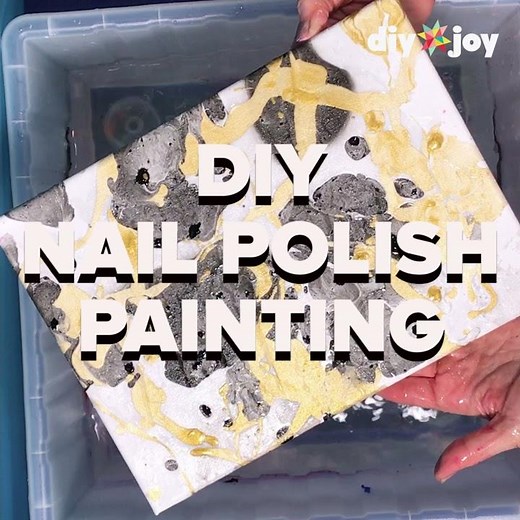 Super Easy DIY Nail Polish Paintings Make Fun, Quick Art In Minutes | Craft Videos