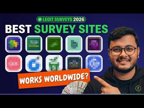 9 Legit Survey Sites 2026 | Best Survey Websites That Work Worldwide