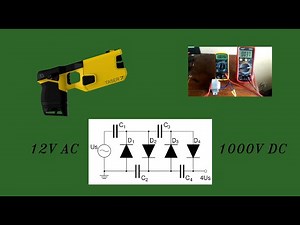 Multiplicateur de tension de 12V à 1000V (Tests et Observations)