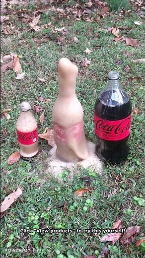 Three Sizes Coke vs Mentos Science Experiments