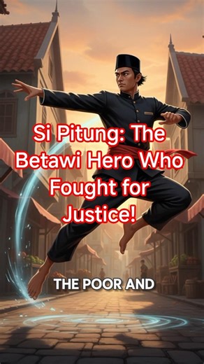 Si Pitung: The Betawi Hero Who Fought for Justice! #legend #history #nyc