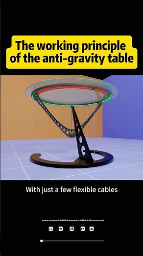 The working principle of the anti-gravity table #knowledge #science