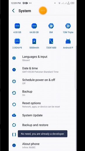 All samsung galaxy phone enable usb debugging mode otg #youtubeshorts #shorts