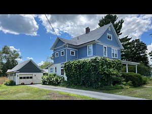 Northern Vermont Victorian Home For Sale - 187 Beach St Derby Line VT