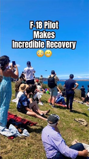 F-18 Hornet Makes Spectacular Recovery 😮 #fighterjet #aviation #trending #f18 #militaryaircraft