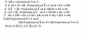 Vector Projections and Dot Product PropertiesLM = projection ... | Filo