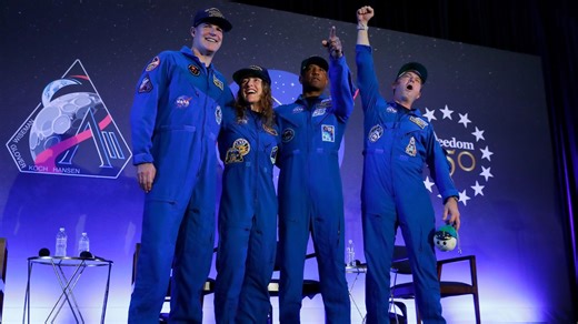 \u2018It is special to be on planet Earth\u2019: Artemis II crew give emotional speech after completing Moon mission