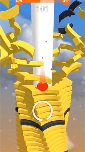 stack Ball Game level-430 ⚽ #stackball #stackballs #stackballgame #shortsfeed #shortvideo #trending