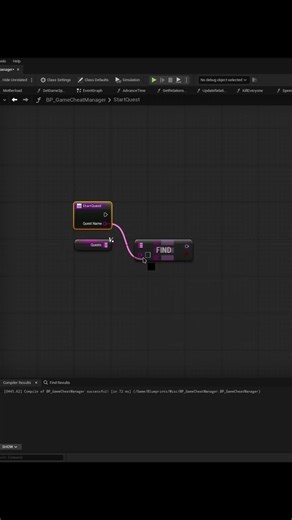 Unreal Engine 5 Cheat Manager: Start Quests Custom Console Commands #unrealengine5 #cheatcodes