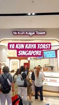 The Famous Ya Kun Kaya Toast Singapore #food