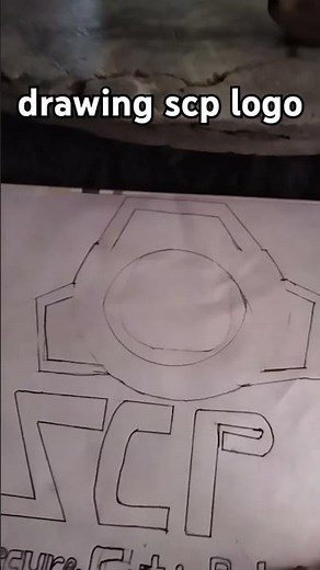 drawing scp logo #scpfoundation#scp
