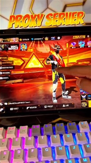 Free fire proxy server download link 🤯 #freefire #freefiremax